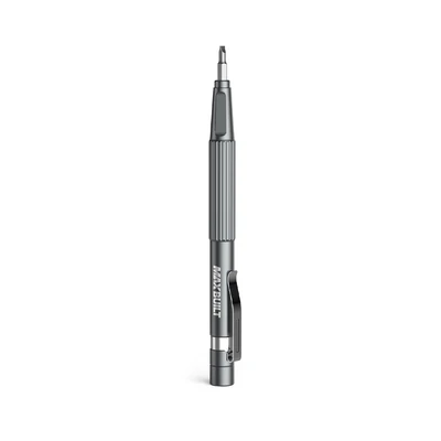 Gambar Maxbuilt Obeng Presisi Dengan Klip Saku 13 in 1 - Abu-abu