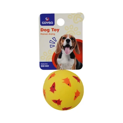 Gambar Cavea Mainan Anjing Bouncy Ball - Oranye