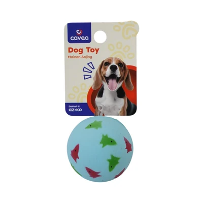 Gambar Cavea Mainan Anjing Bouncy Ball - Biru