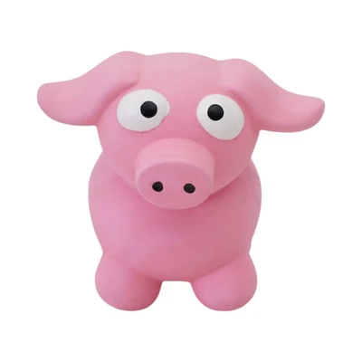 Gambar Cavea Mainan Anjing Squeaker Pig - Pink