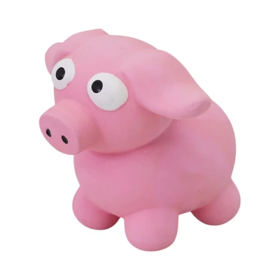 Gambar Cavea Mainan Anjing Squeaker Pig - Pink