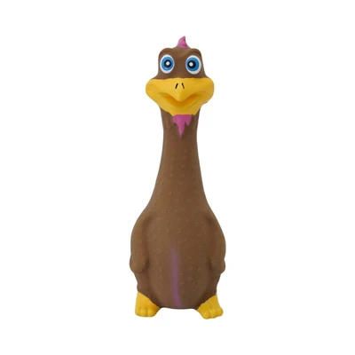 Gambar Cavea Mainan Anjing Squeaker Duck - Cokelat