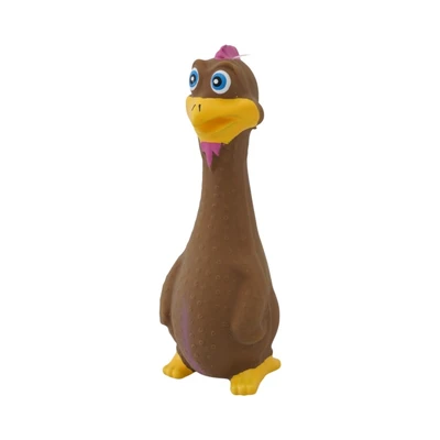 Gambar Cavea Mainan Anjing Squeaker Duck - Cokelat