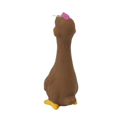 Gambar Cavea Mainan Anjing Squeaker Duck - Cokelat