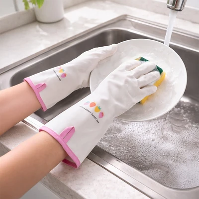 Gambar Proclean Sarung tangan Nitrile Ukuran L - Putih/Pink