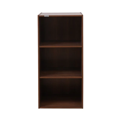 Gambar Stora Rak Buku 3 Tingkat - Cokelat Walnut