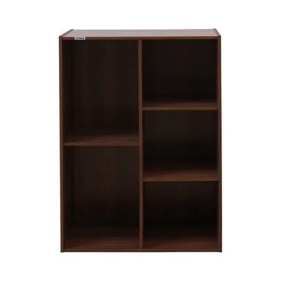 Gambar Stora Rak Buku 5 Tingkat - Cokelat Walnut