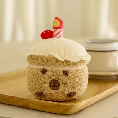 Gambar Tuntunzai Bakery Boneka Plush Cake Small - Krem