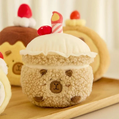 Gambar Tuntunzai Bakery Boneka Plush Cake Small - Krem