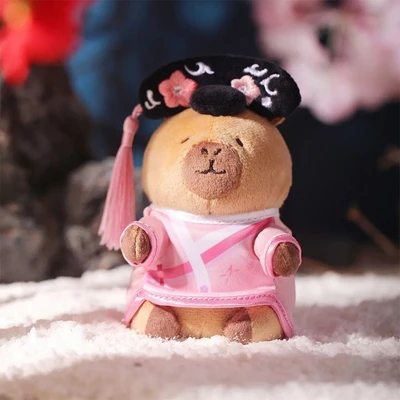 Gambar Tuntunzai x Zhen Huan Boneka Plush Huan Huan - Cokelat/Pink