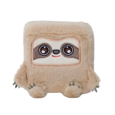 Gambar Squarepals Boneka Plush Sloth Ukuran L - Cokelat Muda