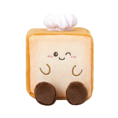 Gambar Squarepals Boneka Plush Toast Ukuran L - Cokelat