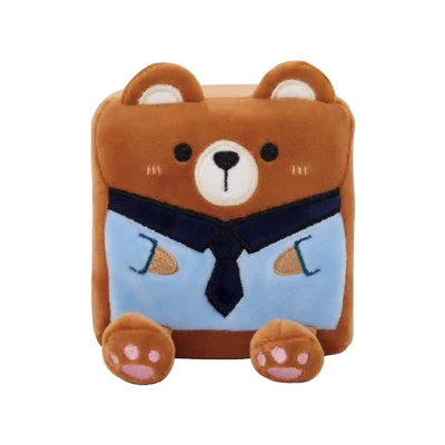 Gambar Squarepals Boneka Plush Bear Ukuran L - Cokelat