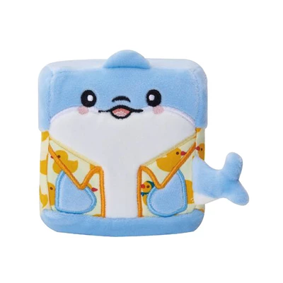 Gambar Squarepals Boneka Plush Dolphin Ukuran L - Biru