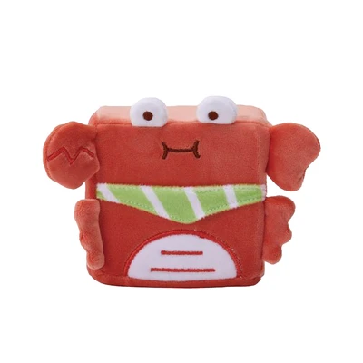 Gambar Squarepals Boneka Plush Crab Ukuran L - Merah