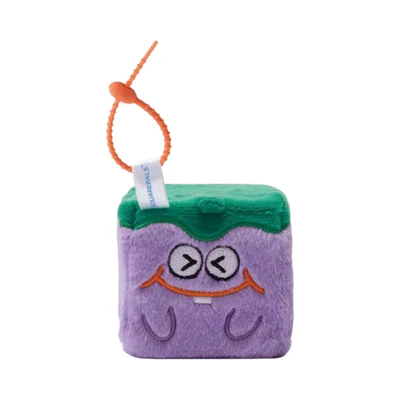 Gambar Squarepals Gantungan Kunci Plush Eggplant Ukuran S - Ungu