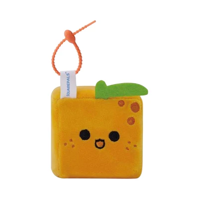 Gambar Squarepals Gantungan Kunci Plush Orange Ukuran S - Oranye