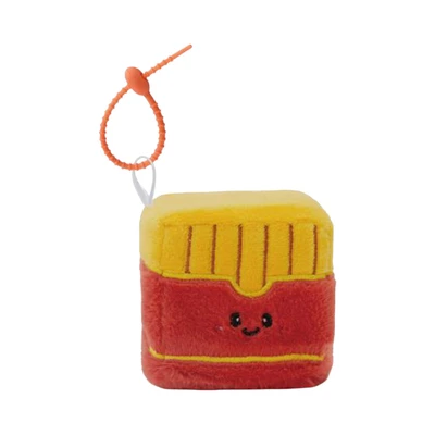 Gambar Squarepals Gantungan Kunci Plush Fries Ukuran S - Kuning/merah