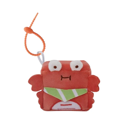 Gambar Squarepals Gantungan Kunci Plush Crab Ukuran S - Merah