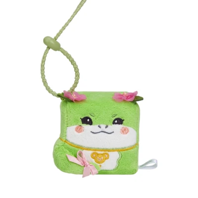 Gambar Squarepals Gantungan Kunci Plush Snake Ukuran S - Hijau