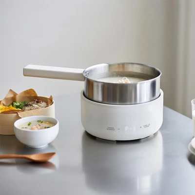 Gambar Kris Sora Panci Elektrik Digital Stainless Steel - Putih