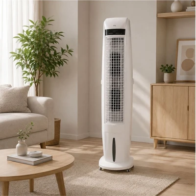 Gambar Krisbow Air Cooler 40 Liter 3500 CMH 350 Watt - Putih