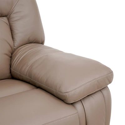 Gambar Informa Savio Sofa Corner Kiri Kulit - Cokelat