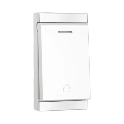 Gambar Krisbow Bel Pintu Nirkabel 2 Receiver - Putih