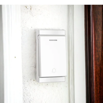 Gambar Krisbow Bel Pintu Nirkabel 2 Receiver - Putih