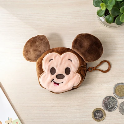 Gambar Disney Classic Dompet Koin Mickey Mouse - Cokelat