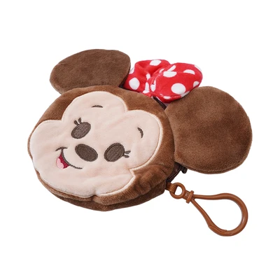 Gambar Disney Classic Dompet Koin Minnie Mouse - Cokelat