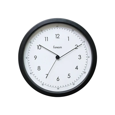 Gambar Forhom Toto Jam Dinding Plastik 30 cm - Hitam