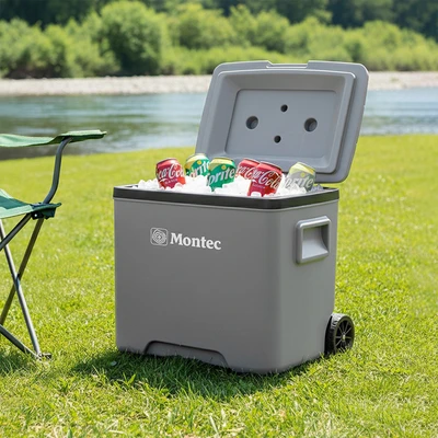 Gambar Montec Cooler Box Roller 30 ltr - Abu-Abu