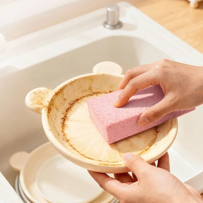 Gambar Proclean Spons Pembersih PVA Set 2 Pcs - Pink/Hijau