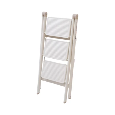 Gambar Fixsteps Tangga Lipat Aluminium Steel 3 Step 95 cm - Putih