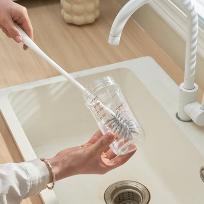 Gambar Proclean Sikat Botol Bristle - Abu-Abu/Putih