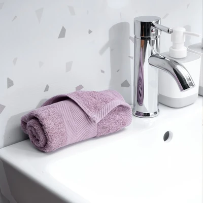 Gambar Informa Tarve Handuk Tangan Katun 40x70 cm - Ungu Lilac