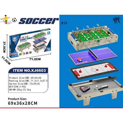 Gambar Kiddy Fun Playset Multi Game Table 4 In 1 - Mix