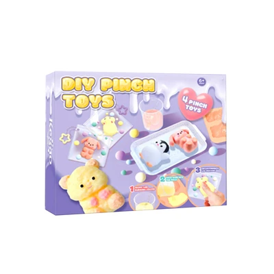 Gambar Kiddy Fun Set Squishy Diy Pinch Toys Bear - Mix