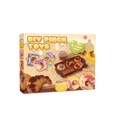 Gambar Kiddy Fun Set Squishy Diy Pinch Toys Pastry - Mix