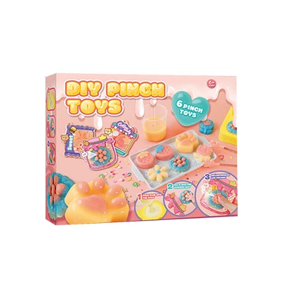 Gambar Kiddy Fun Set Squishy Diy Pinch Toys Paws - Mix