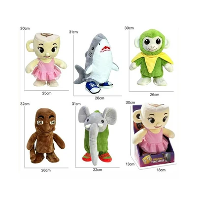 Gambar Kiddy Fun Boneka Tung Sahur Dengan Suara & Gerak - Cokelat