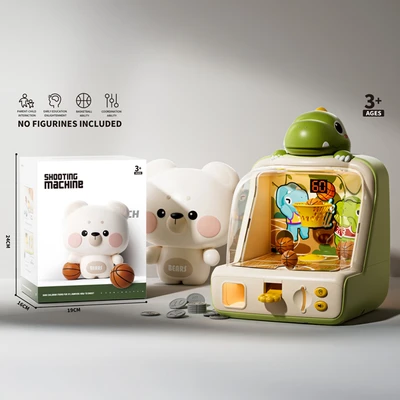 Gambar Kiddy Fun Playset Dinosaur Basketball Shooting Machine - Mix