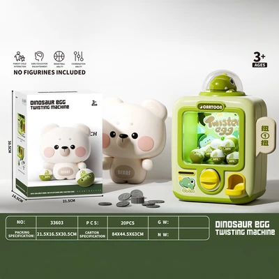 Gambar Kiddy Fun Playset Dinosaur Fun Gacha Machine - Mix