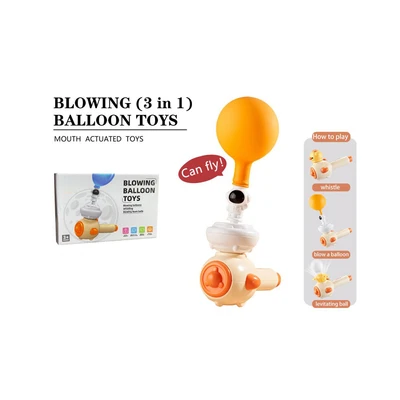 Gambar Kiddy Fun Mainan Blowing Balloon 3 In 1 - Mix