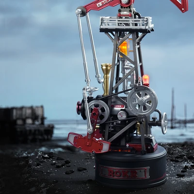 Gambar Rolife Miniatur 3d Industrial City Oil Extractor Set 127 Pcs Cgl03 - Mix