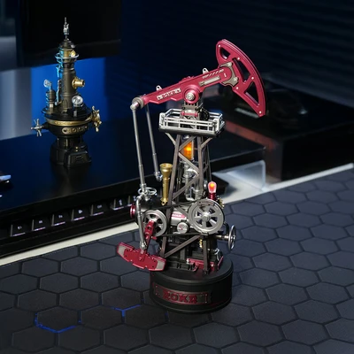 Gambar Rolife Miniatur 3d Industrial City Oil Extractor Set 127 Pcs Cgl03 - Mix