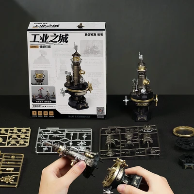 Gambar Rolife Miniatur 3d Industrial City Navi Lighthouse Set 60 Pcs Cgm01 - Mix