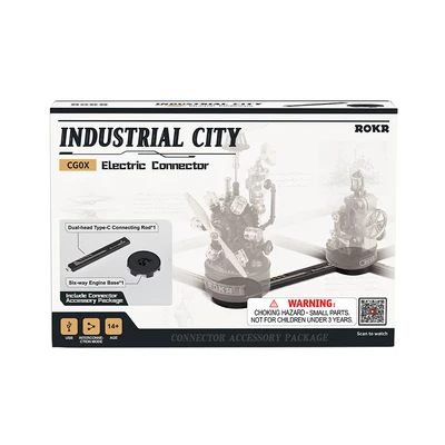 Gambar Rolife Part Konektor Industrial City Electric Cg0x - Hitam