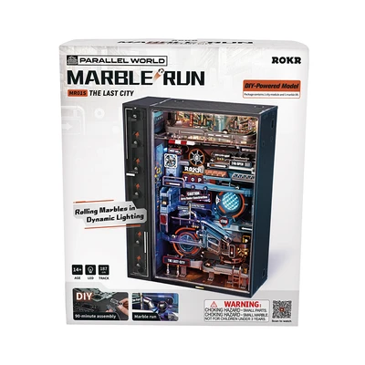 Gambar Rolife Miniatur 3d Marble Run The Last City Set 130 Pcs Mr01s - Hitam